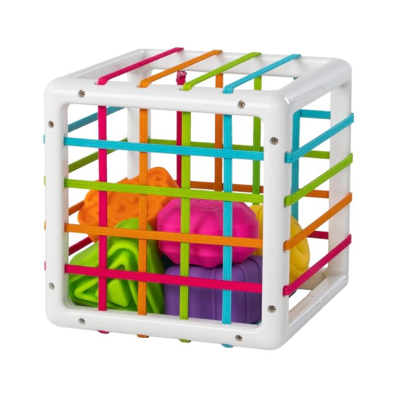 Fat Brain Toys - InnyBin - Sensory Toys for Infant Development, Shape Sorting