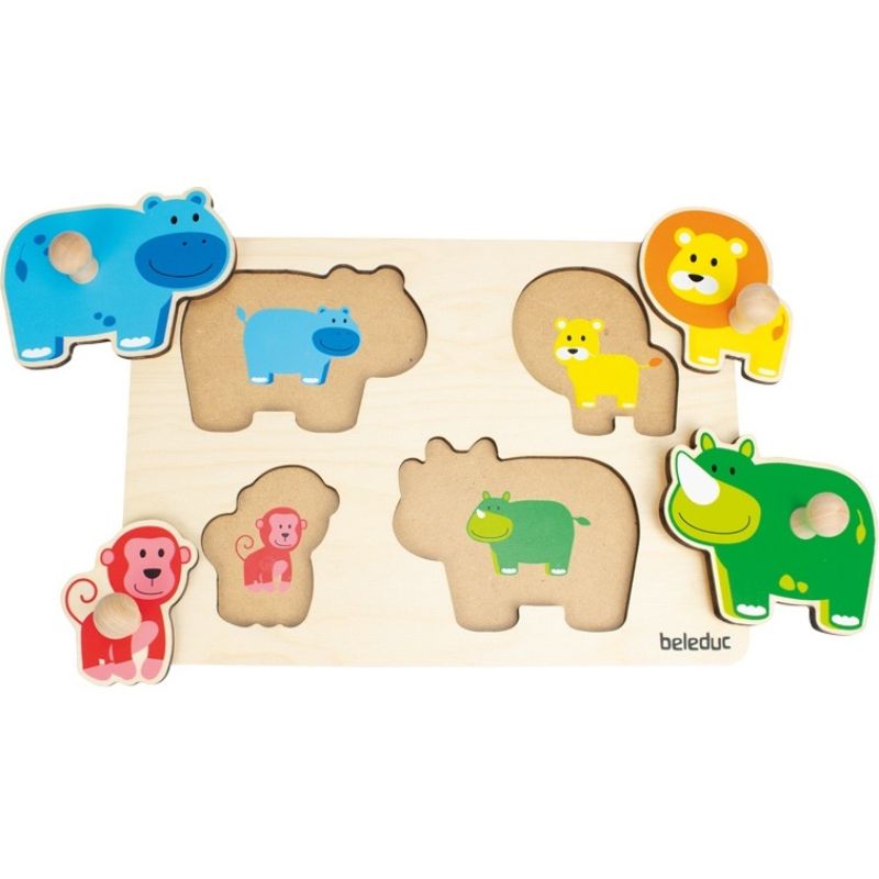 Beleduc - Wild Animal Puzzle