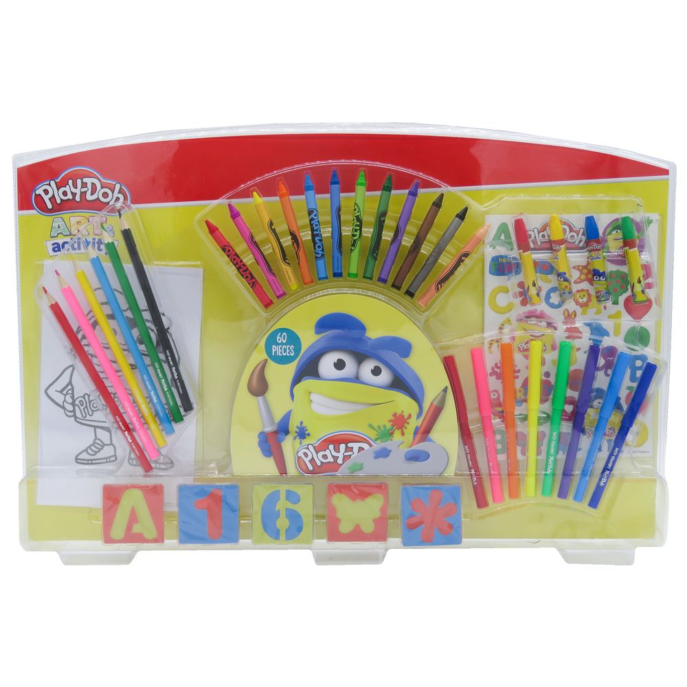 Play Doh - 60 Pieces Art Set In Blister