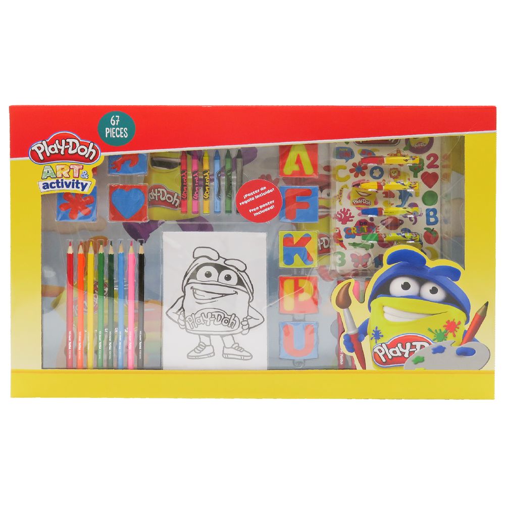 Play Doh - 67 Pieces Art Set In Jumbo Box
