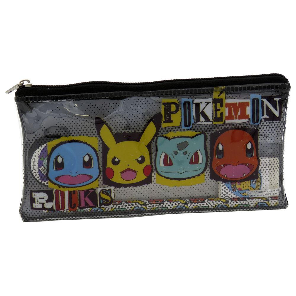 Pokemon - Plastic Pencil Case WithStationeries
