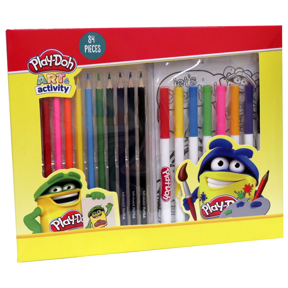 Play Doh - 84 Pieces Art Set In Box