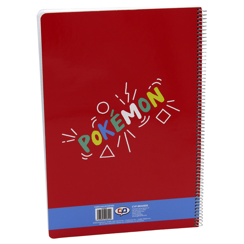 Pokemon - Colorful A4 Spiral Notebook