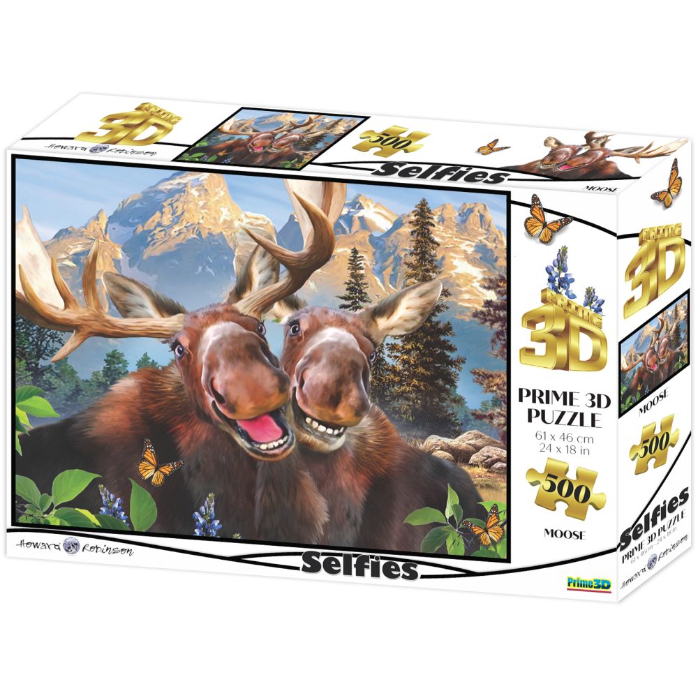 Prime 3D - Howard Robinson - Moose Selfie 500pcs Puzzle