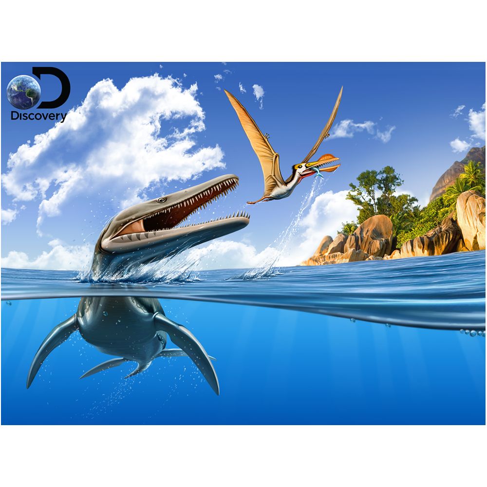 Prime 3D - Plesiopleurodon vs Ornithocheirus 500pcs Puzzle
