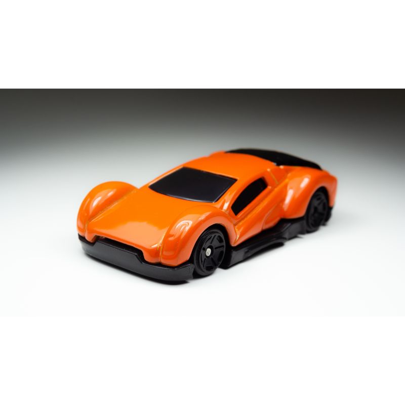 Maisto Fresh Metal - Diecast Car 3" - Orange Race Car