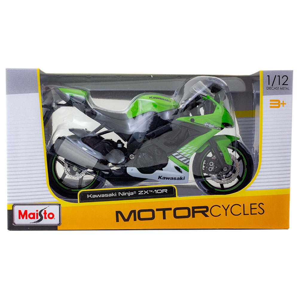 Buy Maisto - Kawasaki Ninja Zx 10R - Black/Green in Oman | Mumzworld