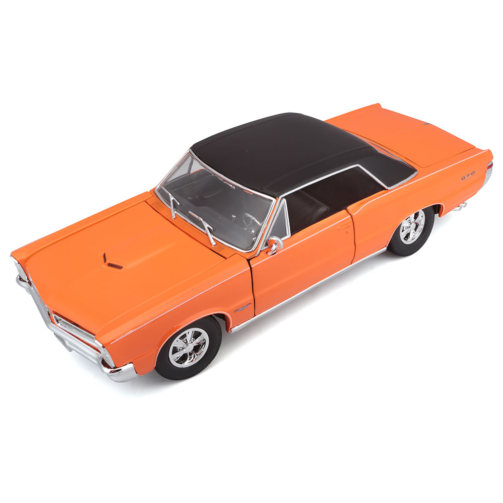 Buy Maisto - 1:18 Scale 1965 Pontiac GTO Hurst Edition - Orange in
