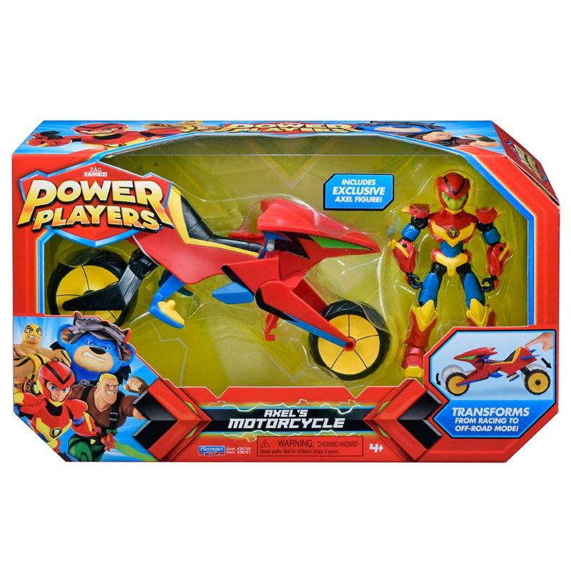 Power Players - Vehicle With Figure - Axel with Cycle