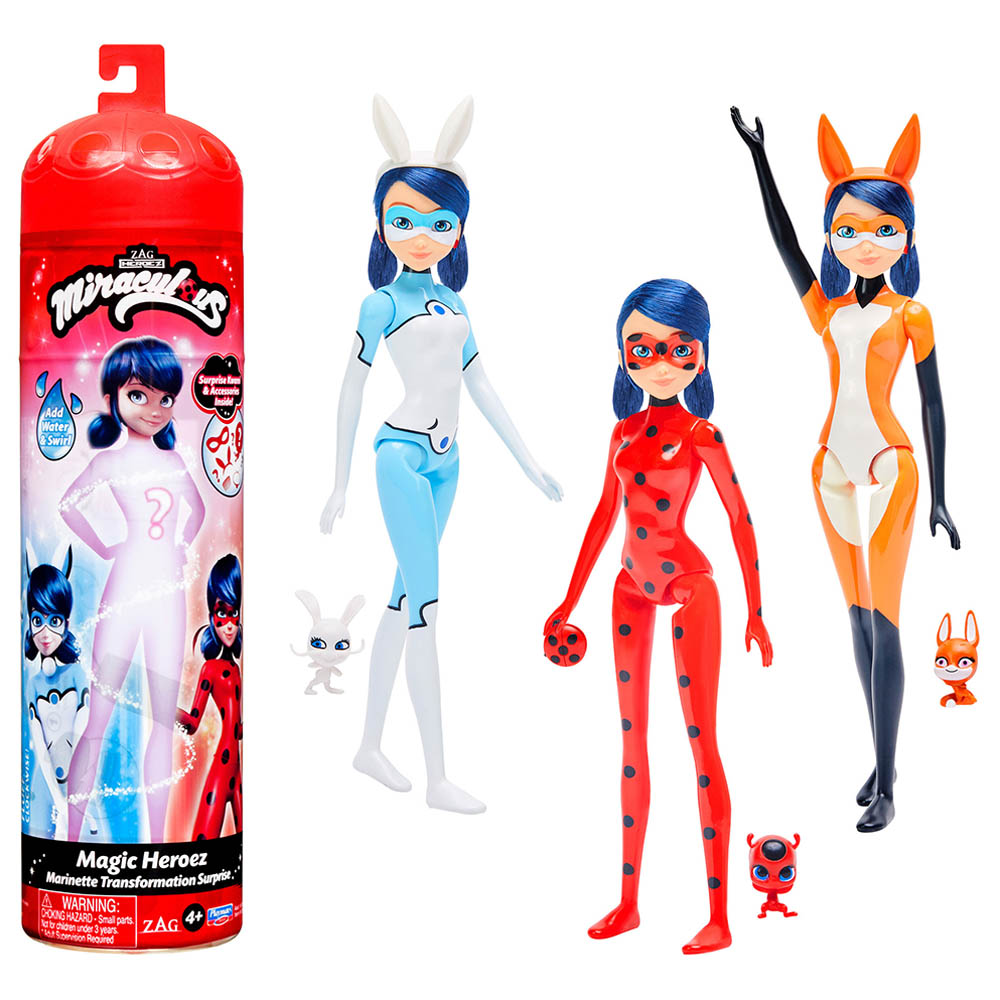 Miraculous - Magic Heroes Marinette Transformation Surprise Doll