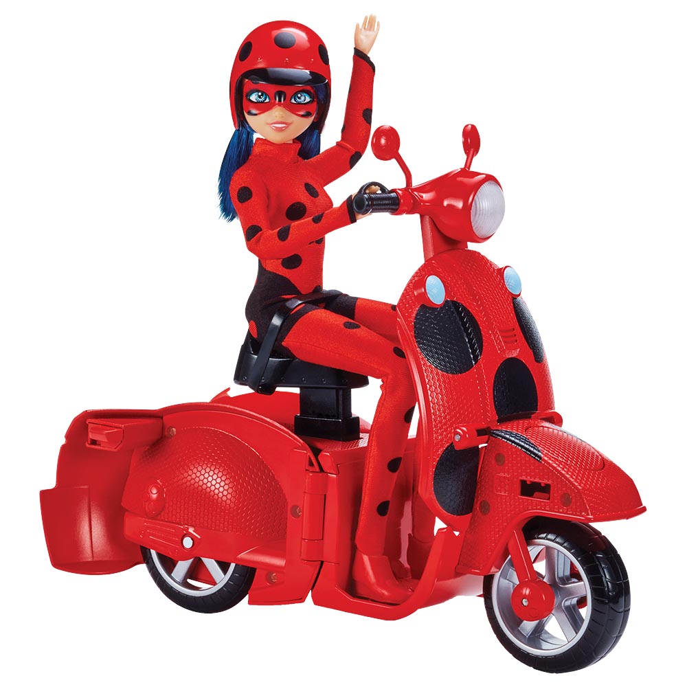 Miraculous - Ladybug Switch N Go Scooter With Doll