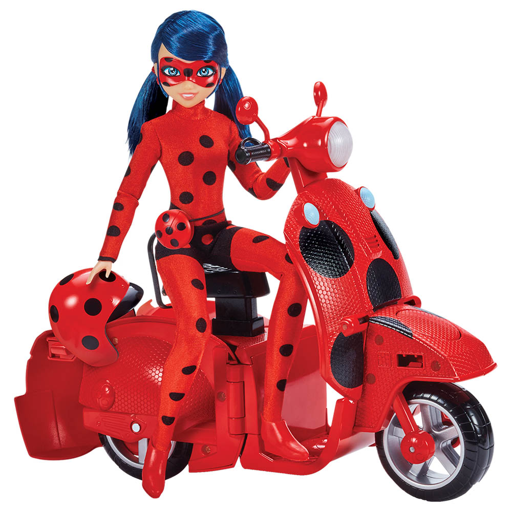 Miraculous - Ladybug Switch N Go Scooter With Doll