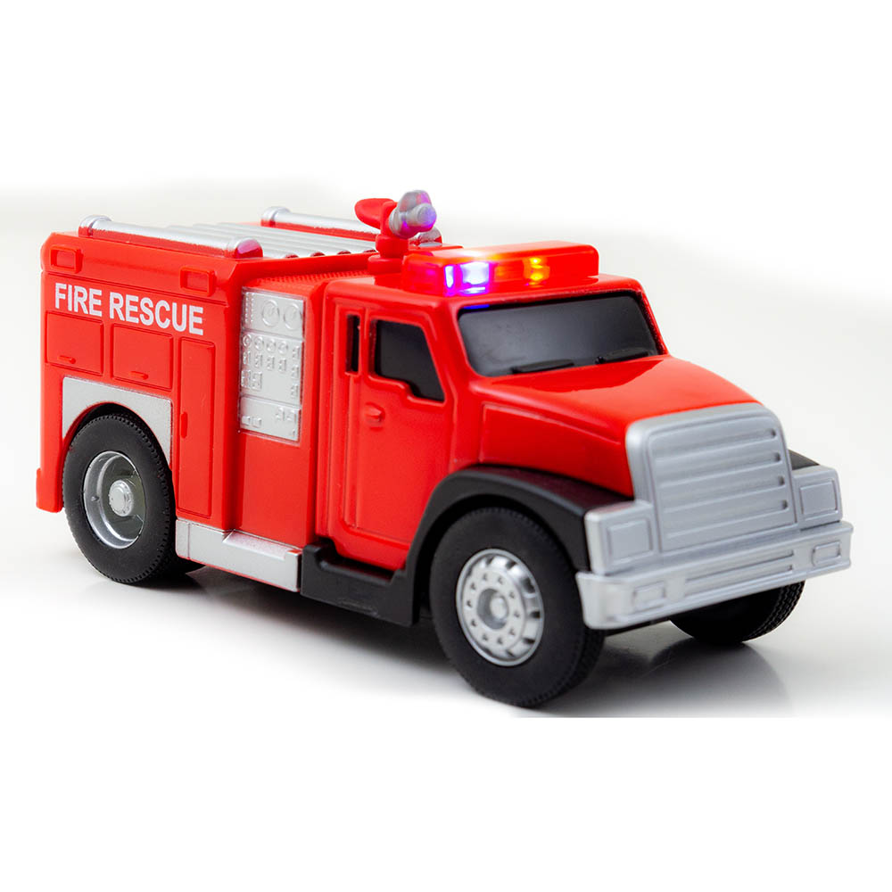 Maisto - Rescue Fire Truck With Lights - Red