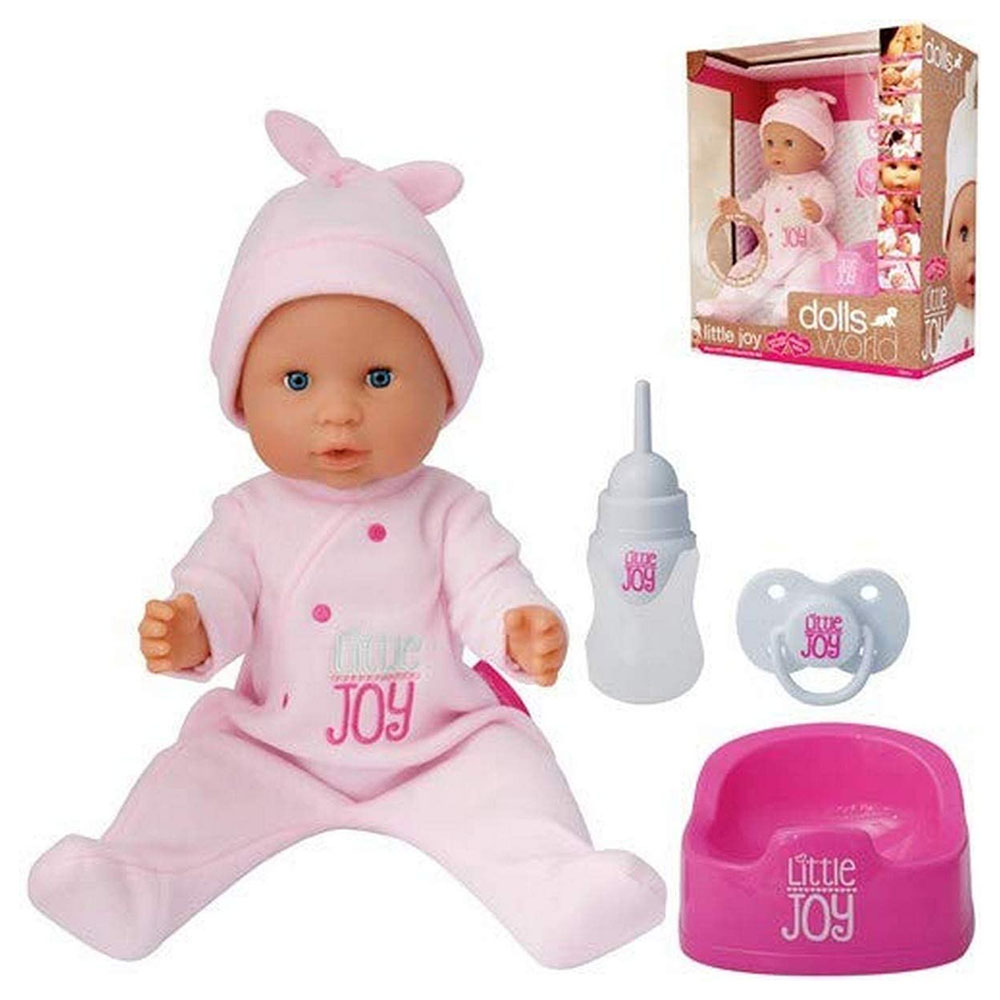 Dollsworld - 46cm Little Joy Doll - Pink