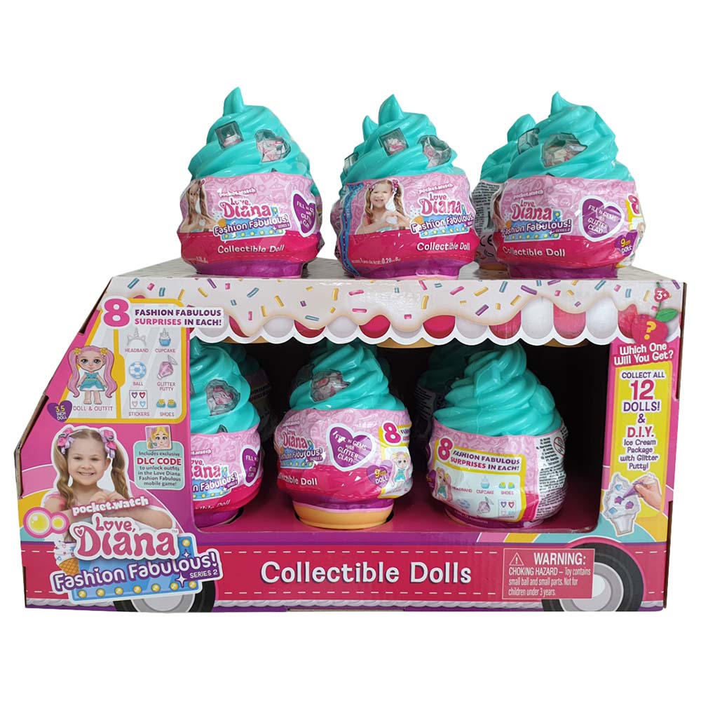 Love Diana - 3.5" Collectable Doll 1Pc