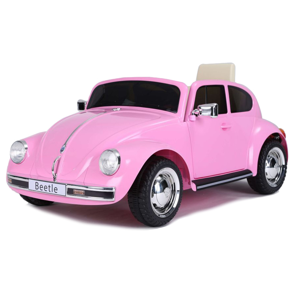 Xiamen - Volkswagen Beetle Kids Electric Ride On Car - Pink