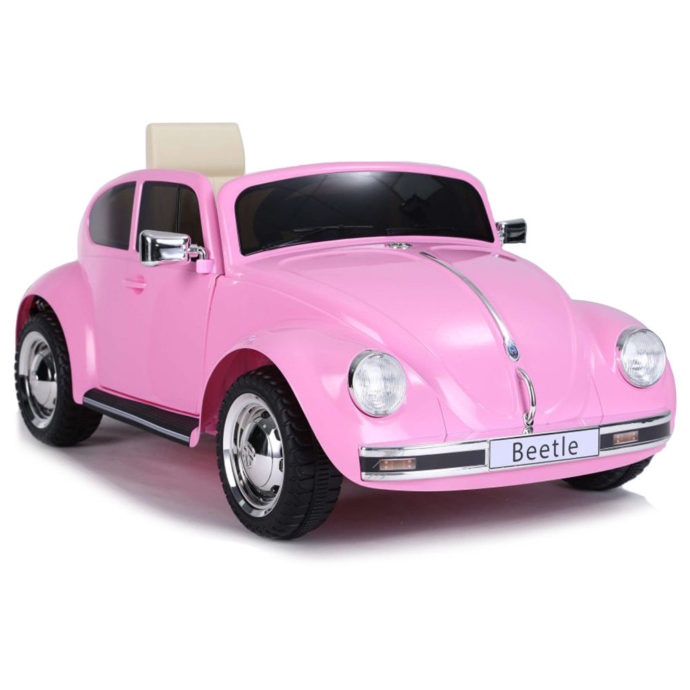 Xiamen - Volkswagen Beetle Kids Electric Ride On Car - Pink