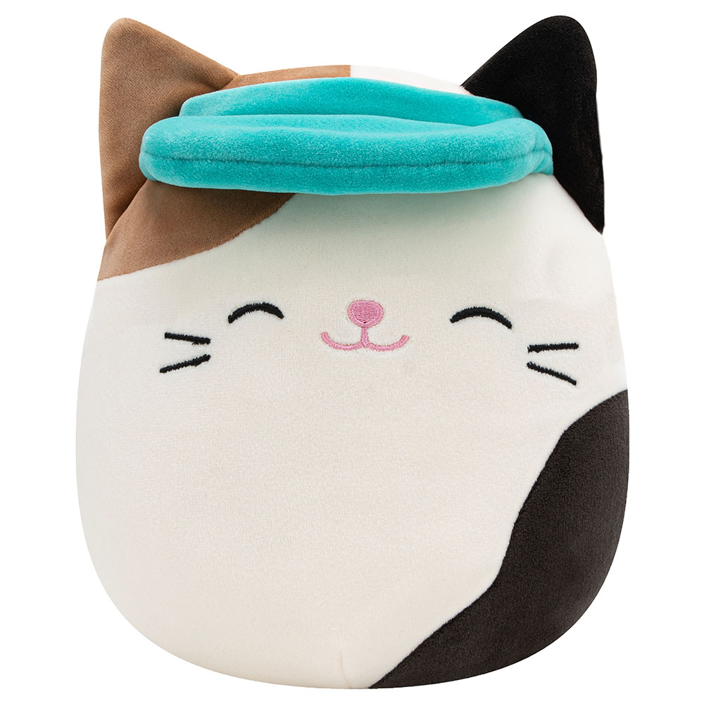 Squishmallows - Cam The Cat With Hat Plush Toy - 7.5-Inch