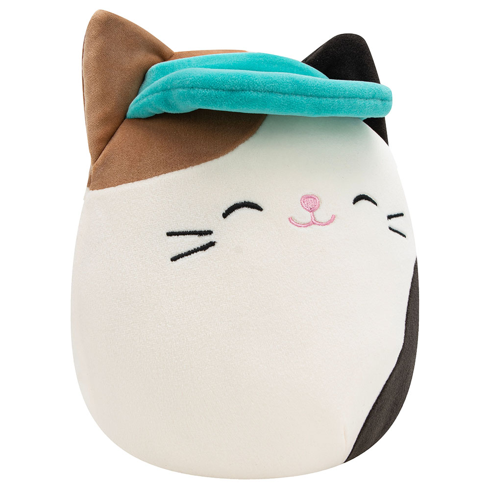 Squishmallows - Cam The Cat With Hat Plush Toy - 7.5-Inch
