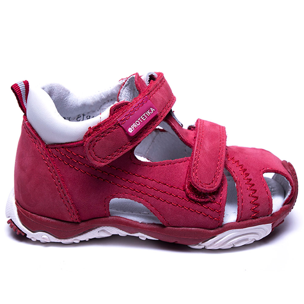Protetika Aris Leather Sandals - Red