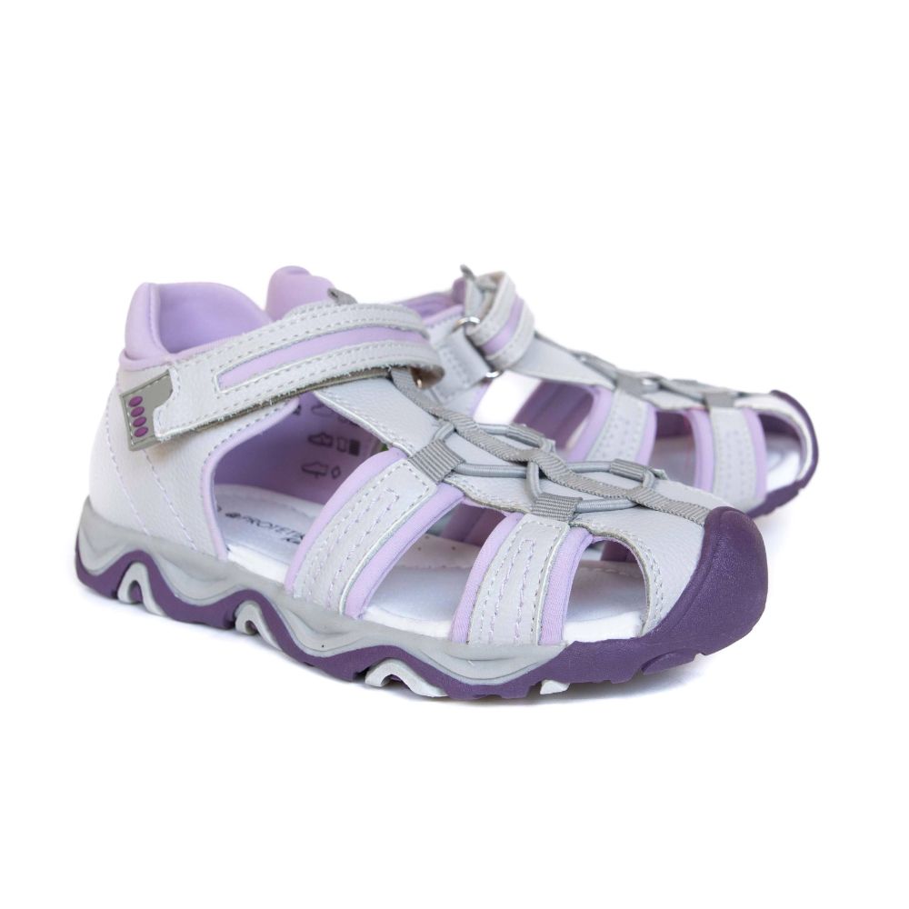 Protetika Art Kids Leather Sandals - Purple