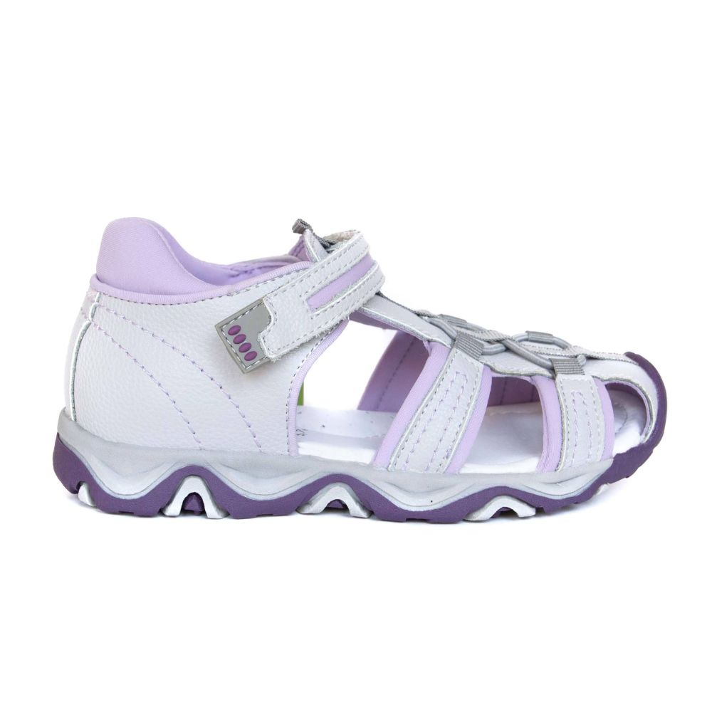 Protetika Art Kids Leather Sandals - Purple