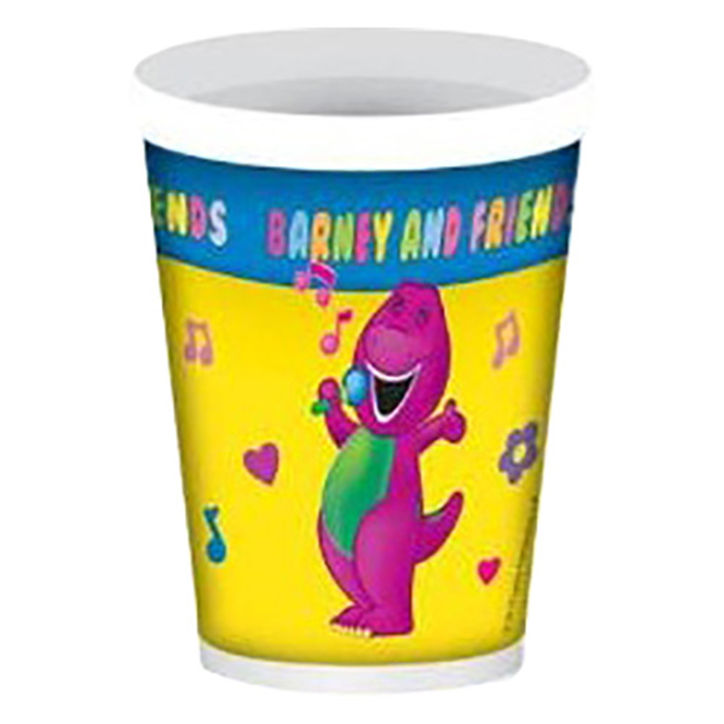 Paper Cup 9oz - Barney