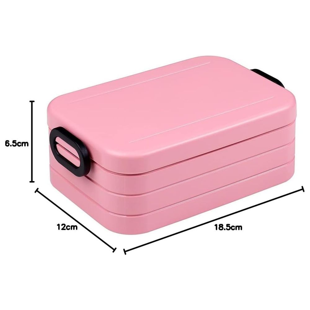 Mepal - 2 Compartment Take A Break Midi Lunchbox - Nordic Pink
