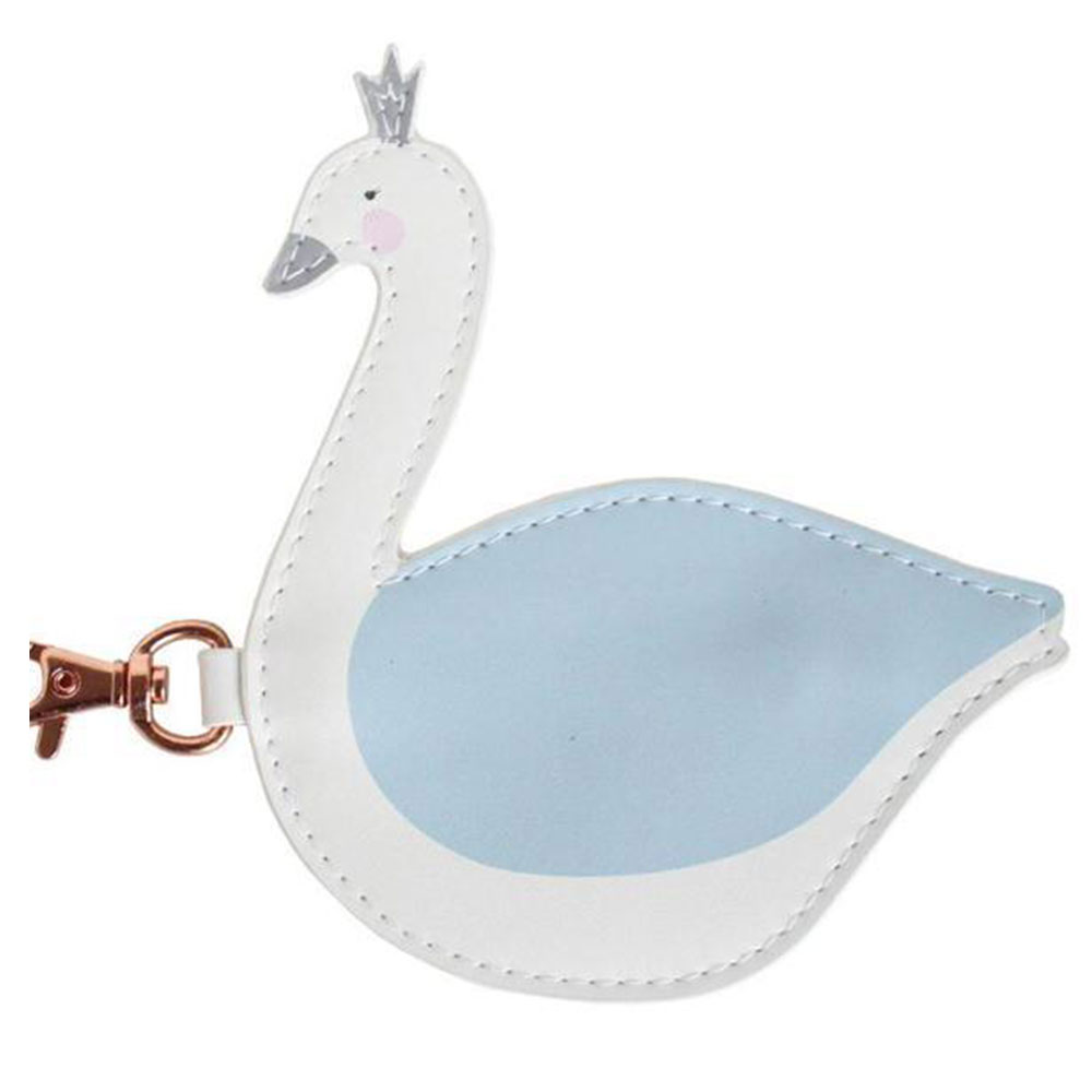 Eef Lillemor - Little Coin Purse - White & Blue Swan