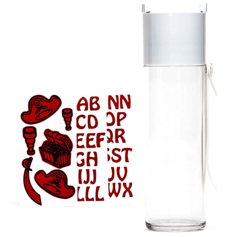 Forget Me Not Just Water Drink Bottle - White Pirate - 500ml