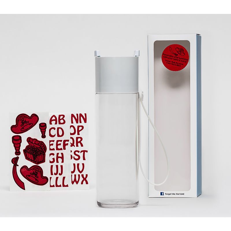 Forget Me Not Just Water Drink Bottle - White Pirate - 500ml