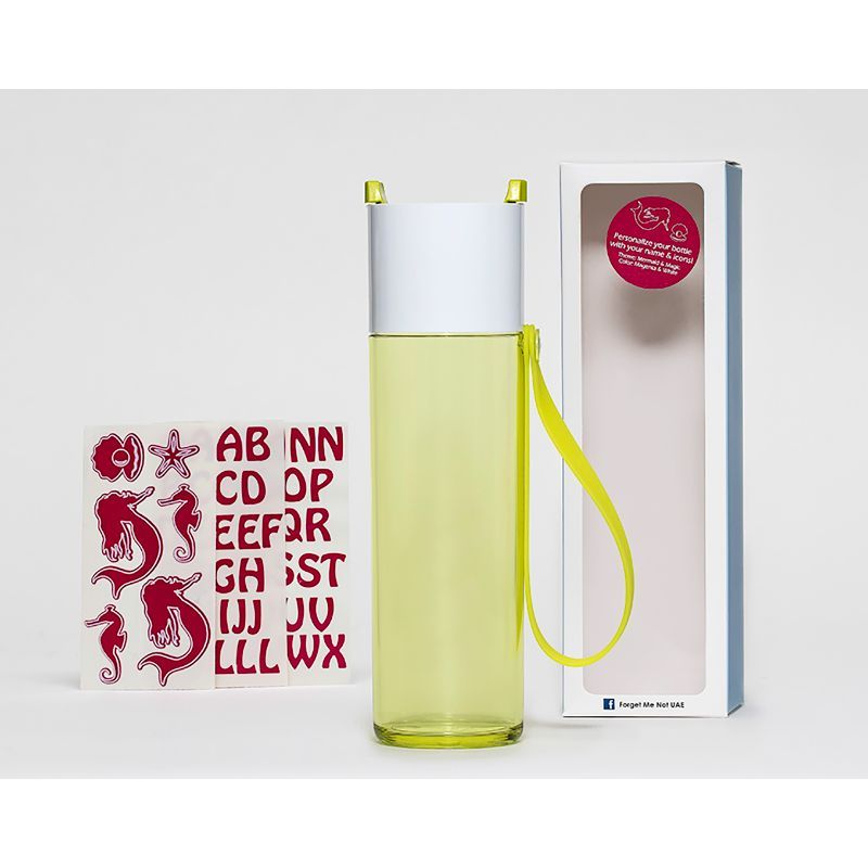 Forget Me Not Just Water Drink Bottle - Lime Mermaid - 500ml