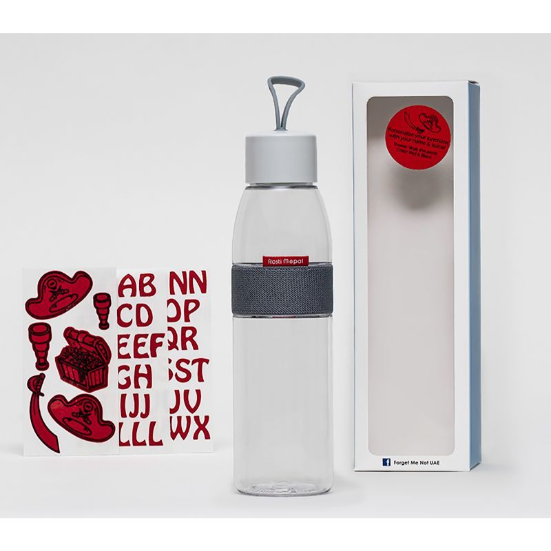 Forget Me Not Water Bottle Ellipse - White Pirate - 500ml