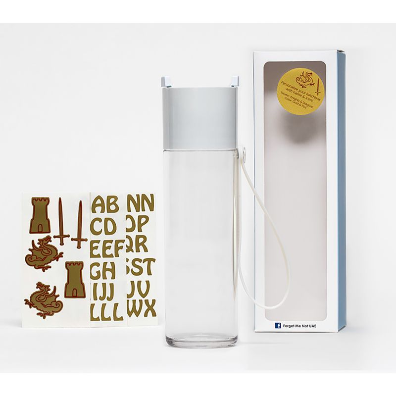 Forget Me Not Just Water Drink Bottle - White Knights - 500ml