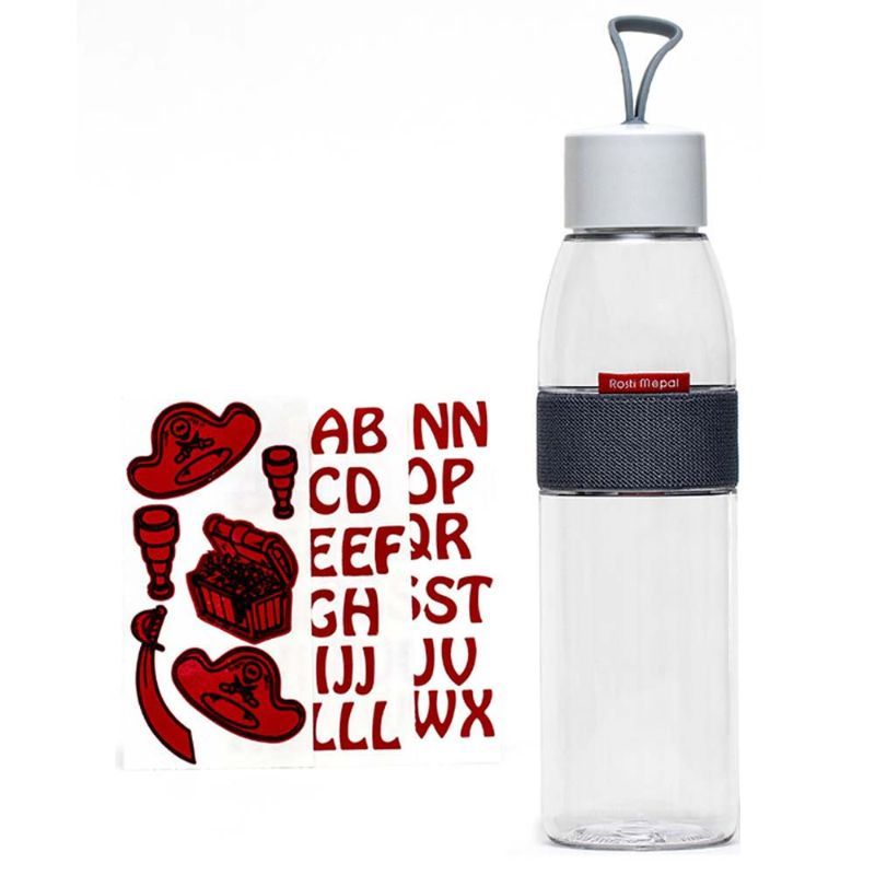 Forget Me Not Water Bottle Ellipse - White Knights - 500ml