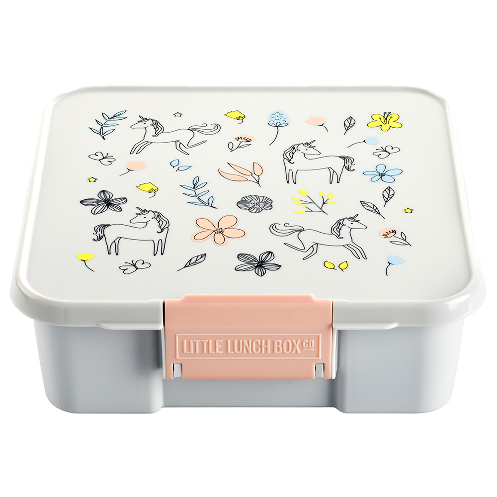Montii - 3 Compartment Bento Box - Spring Unicorn
