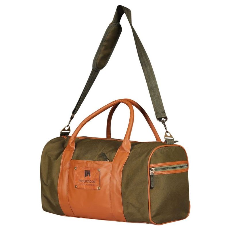 Mounthood - Duffle Bag With Faux Leather - Calypso
