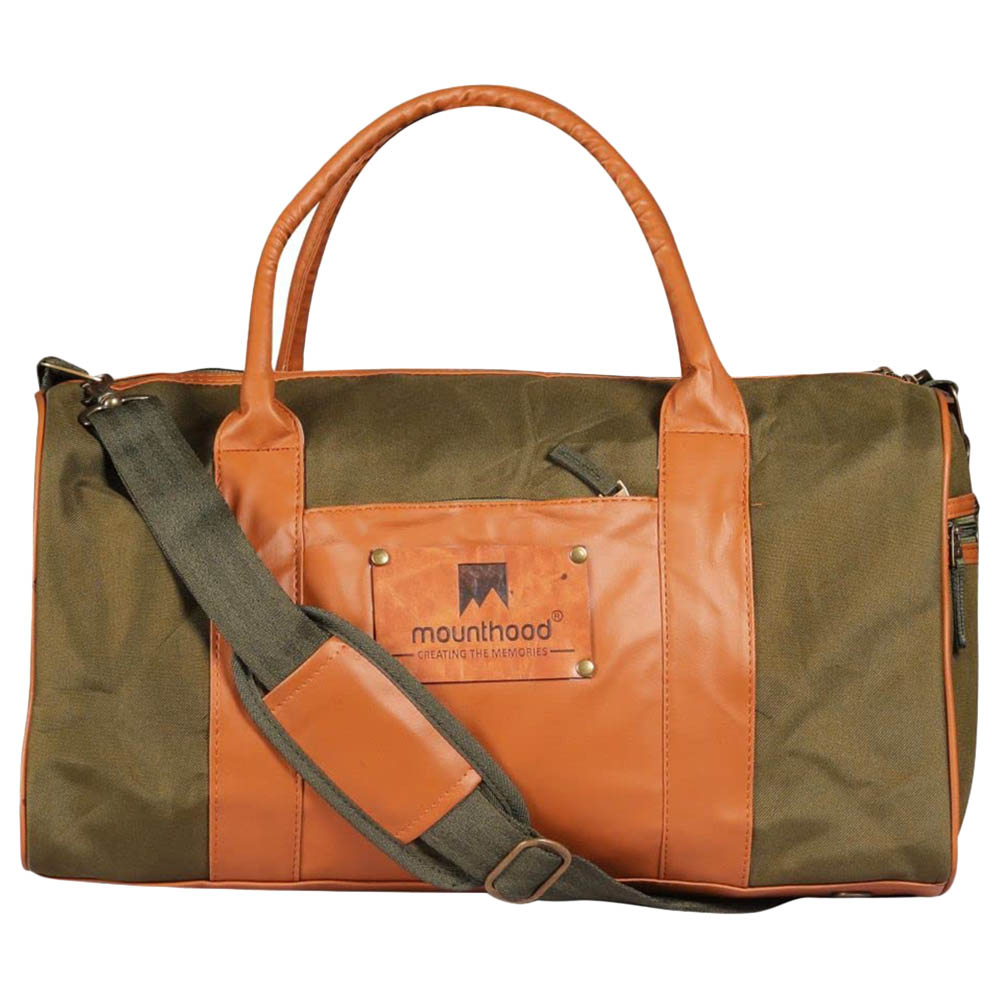 Mounthood - Duffle Bag With Faux Leather - Calypso
