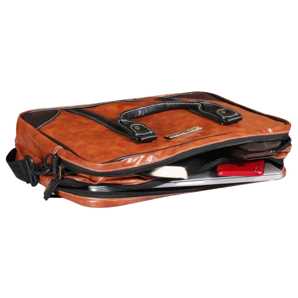 Mounthood - Laptop Messenger Bag 15 Inch - Brown