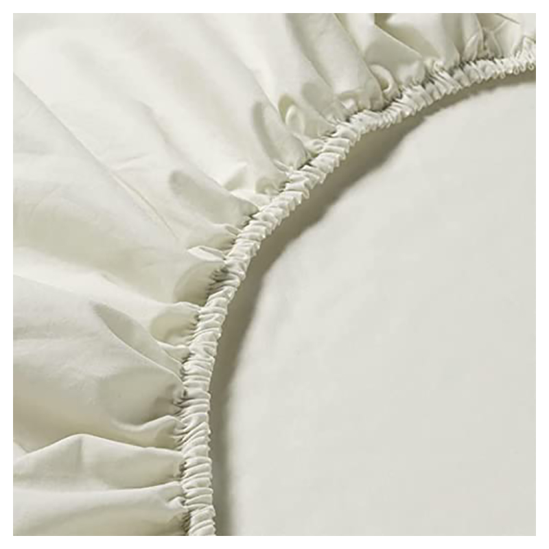 BYFT - Tulip King Fitted Sheet 180 x 210 + 30 cm - Cream 