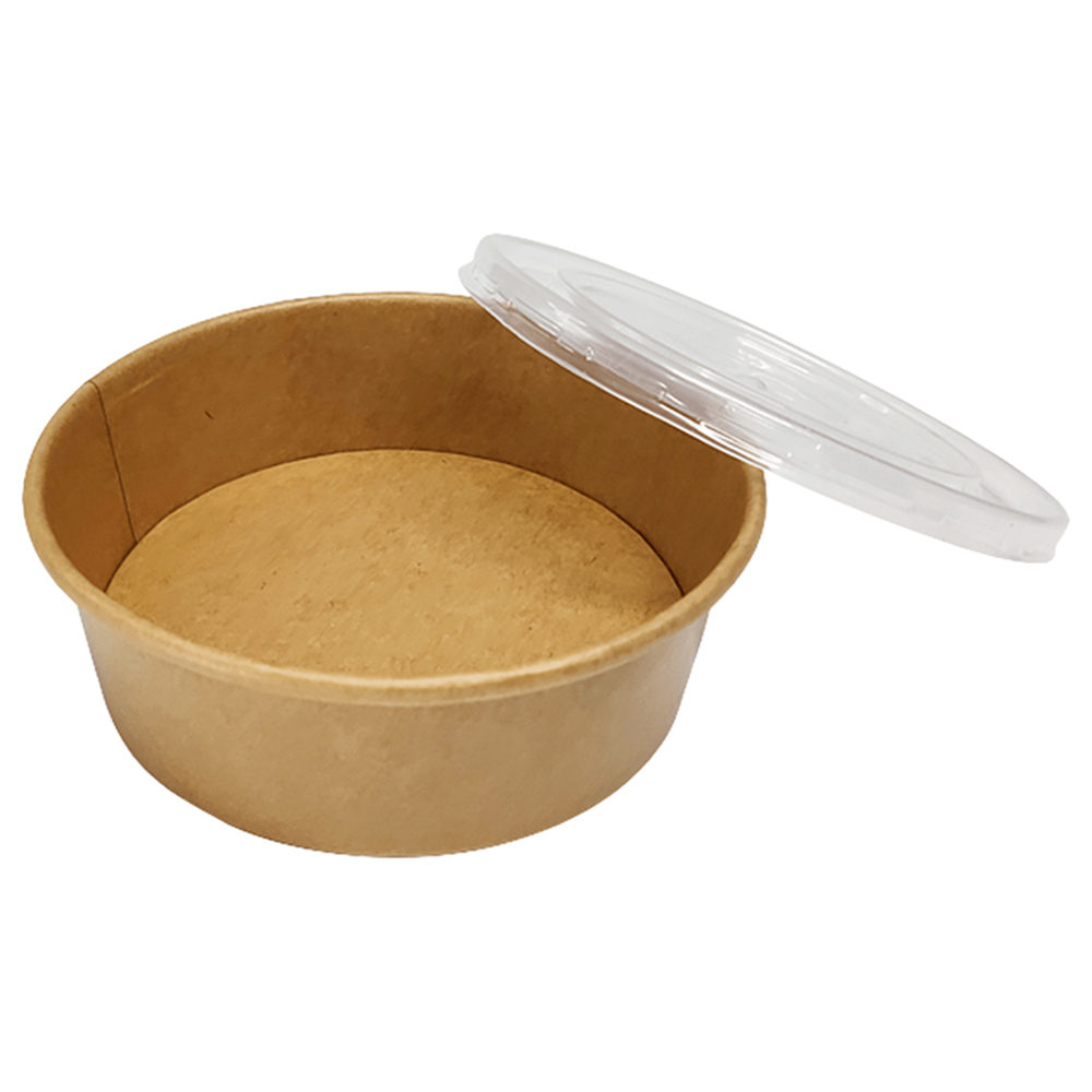 Byft - Kraft Salad Bowl With Lid - 50pcs - 500ml