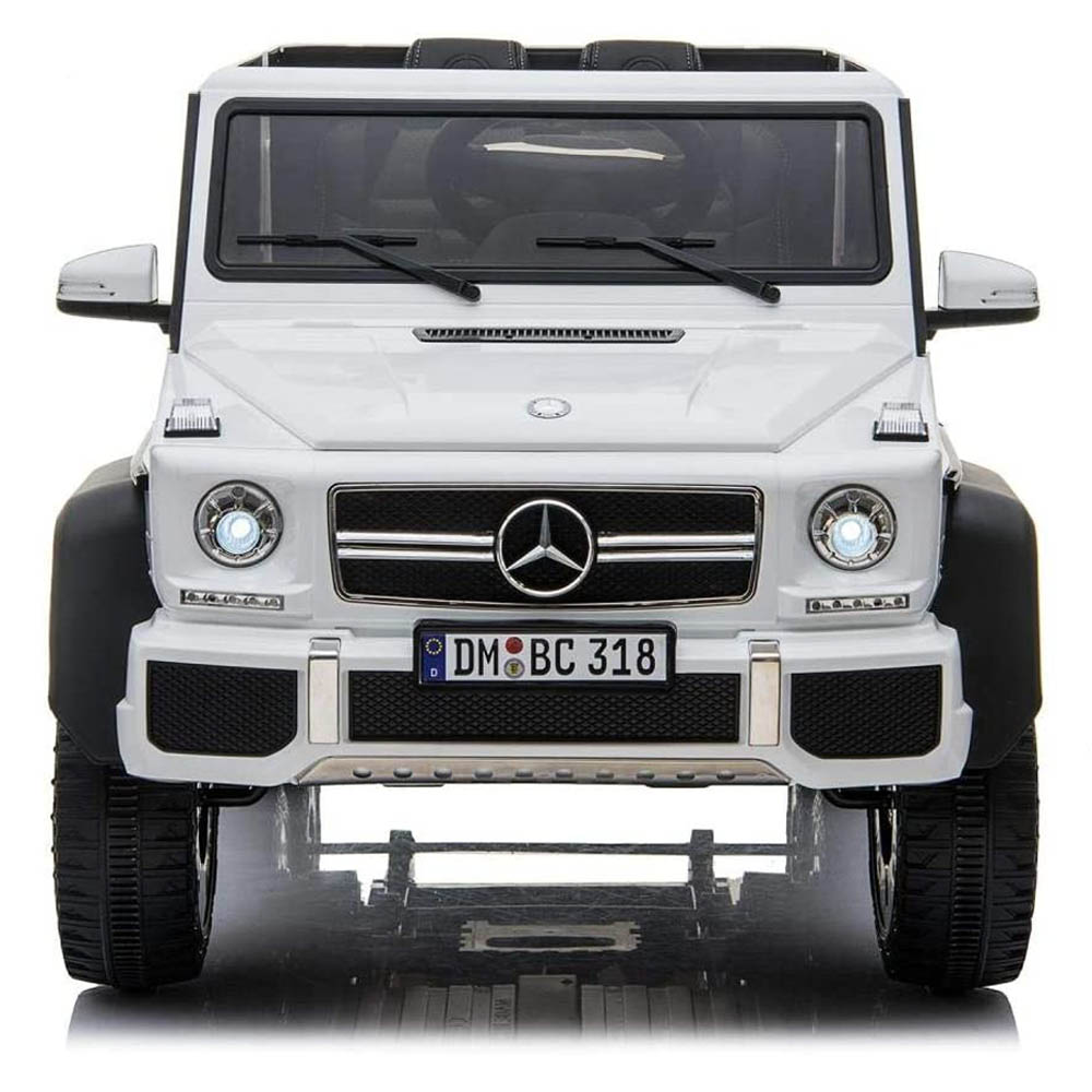 Mercedes-Benz - G63 6X6 Electric Rideon Jeep 12V - White