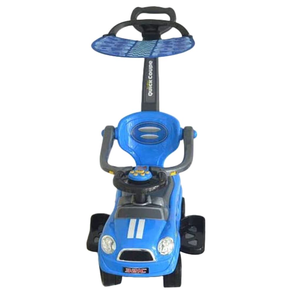 Factual Toys - Sunshine Canpoy Coupe Pusher Car - Blue 