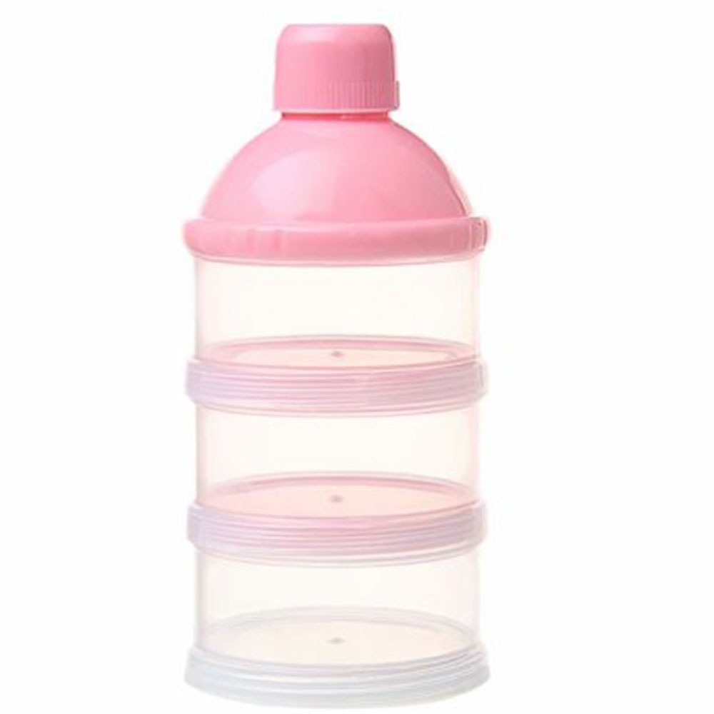 Purple Parrot - Milk Powder Container 3-Tier 1pc - Color May Vary