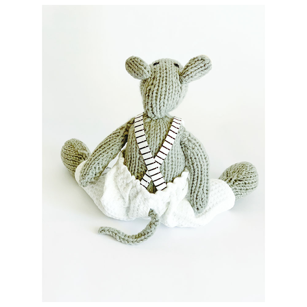 Baa Baa Black Sheep - Mr. Mouse - Grey & White