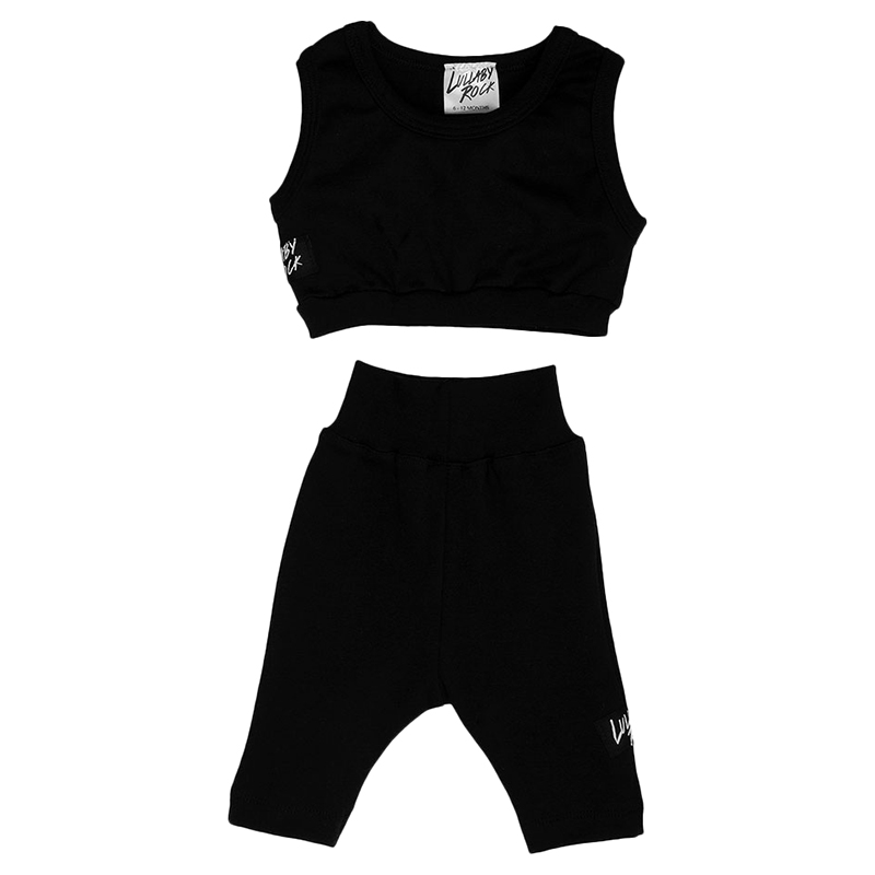 Lullaby Rock the Active Girl Set - Black