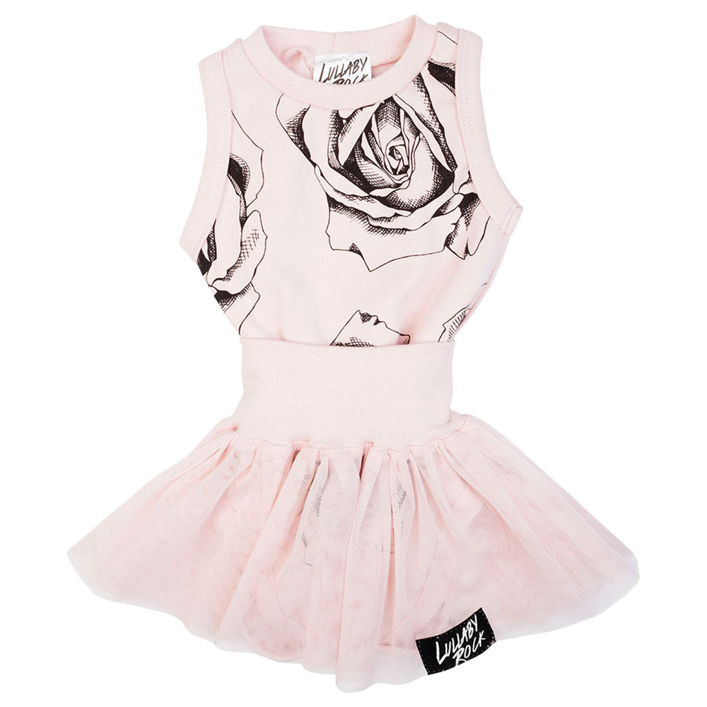 Lullaby Rock - Rose Bodysuit - Pink