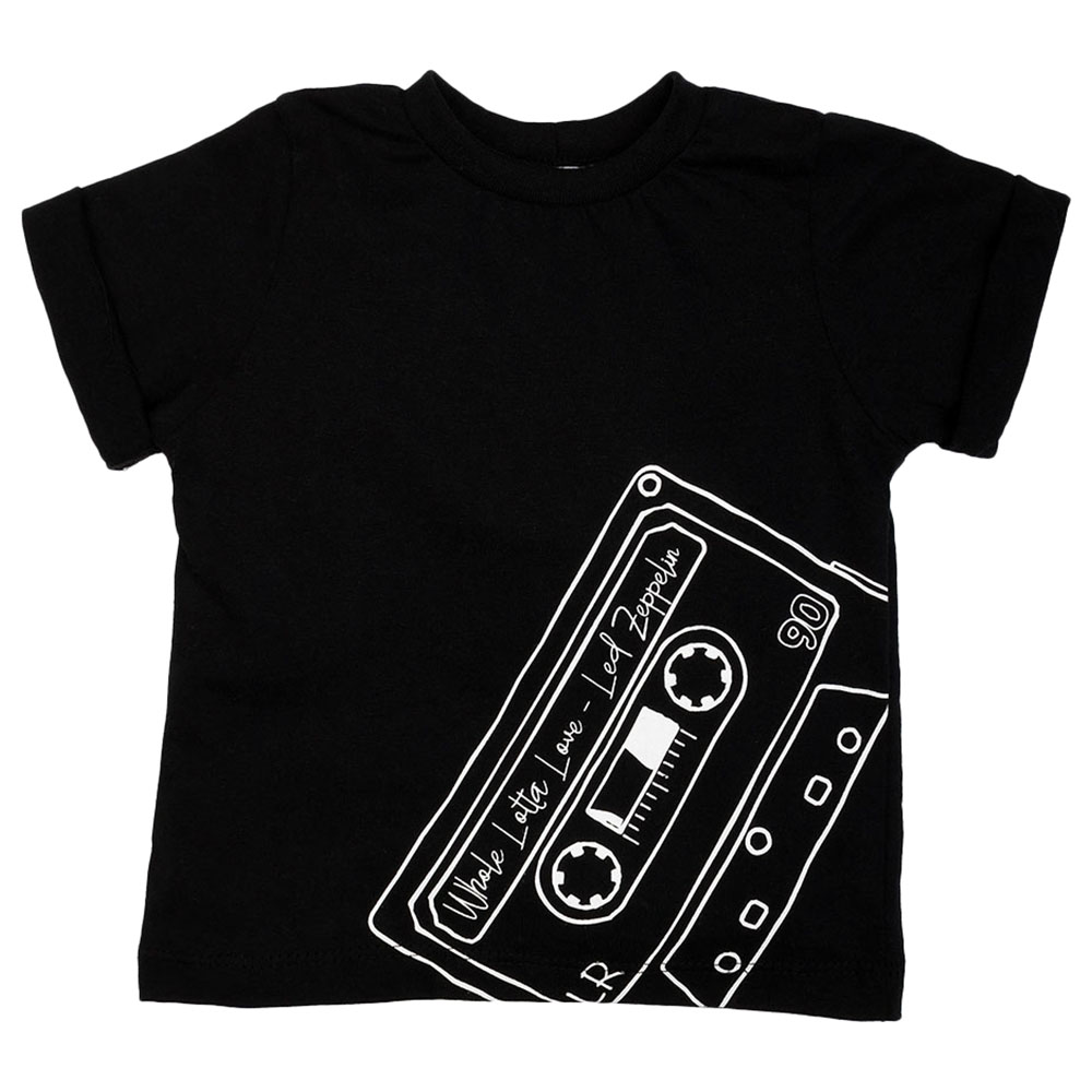 Lullaby Rock - Cassette Tape T-Shirt - Black