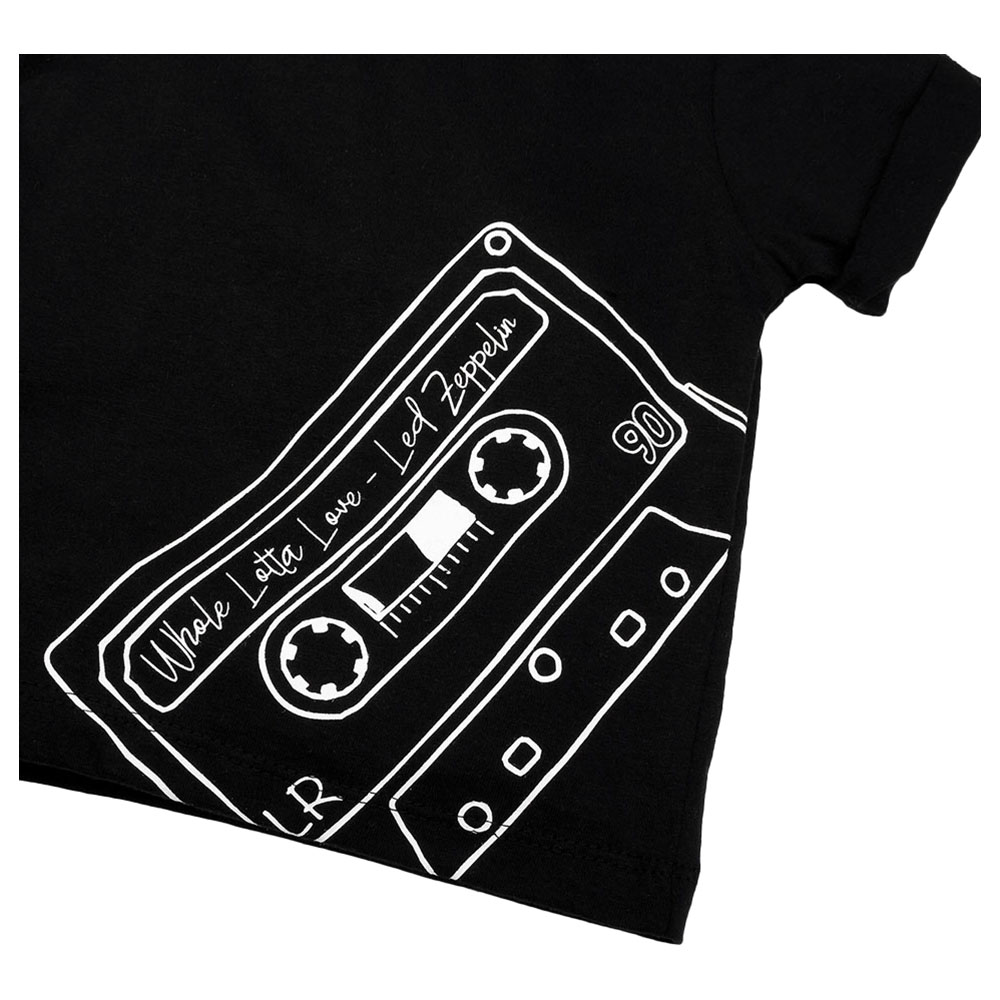 Lullaby Rock - Cassette Tape T-Shirt - Black
