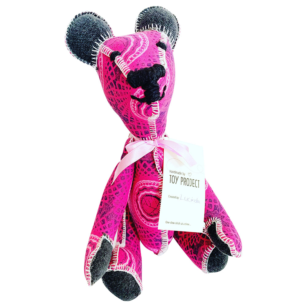 Toy Project - Quirky Large Teddy Bear - Pink